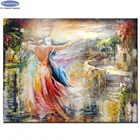 Фото на заказ Алмазная вышивка пара танцев 5D DIY алмазная живопись полная квадратная Алмазная мозаика Стразы картины абстрактное искусство