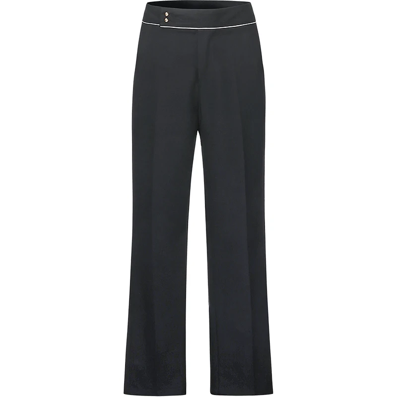 Новинка 2020 Женские Простые облегающие брюки карандаш на осень и зиму черные