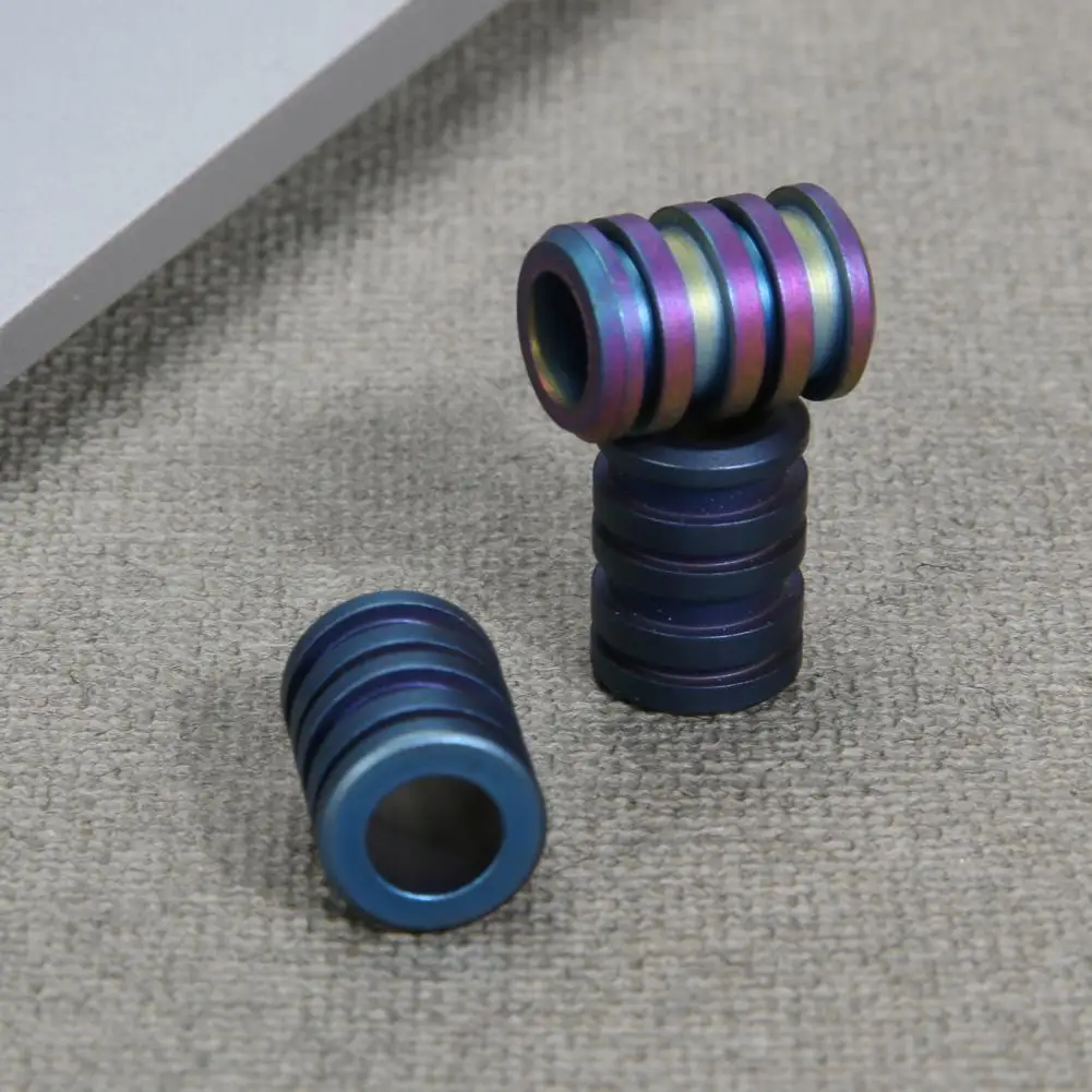 

Titanium Knife Bead Knife Lanyard Rope Fall Pendant Outdoor Parachute Cord Gadget Multi Tool Hiking Picnic Tool Random Color