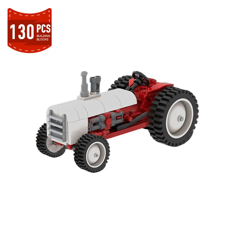 

MOC City 8n Mini Old Tractor Car Technical Building Blocks Farm Tractor Truck Bricks Assembly Toy Model Boy's Birthday Gift