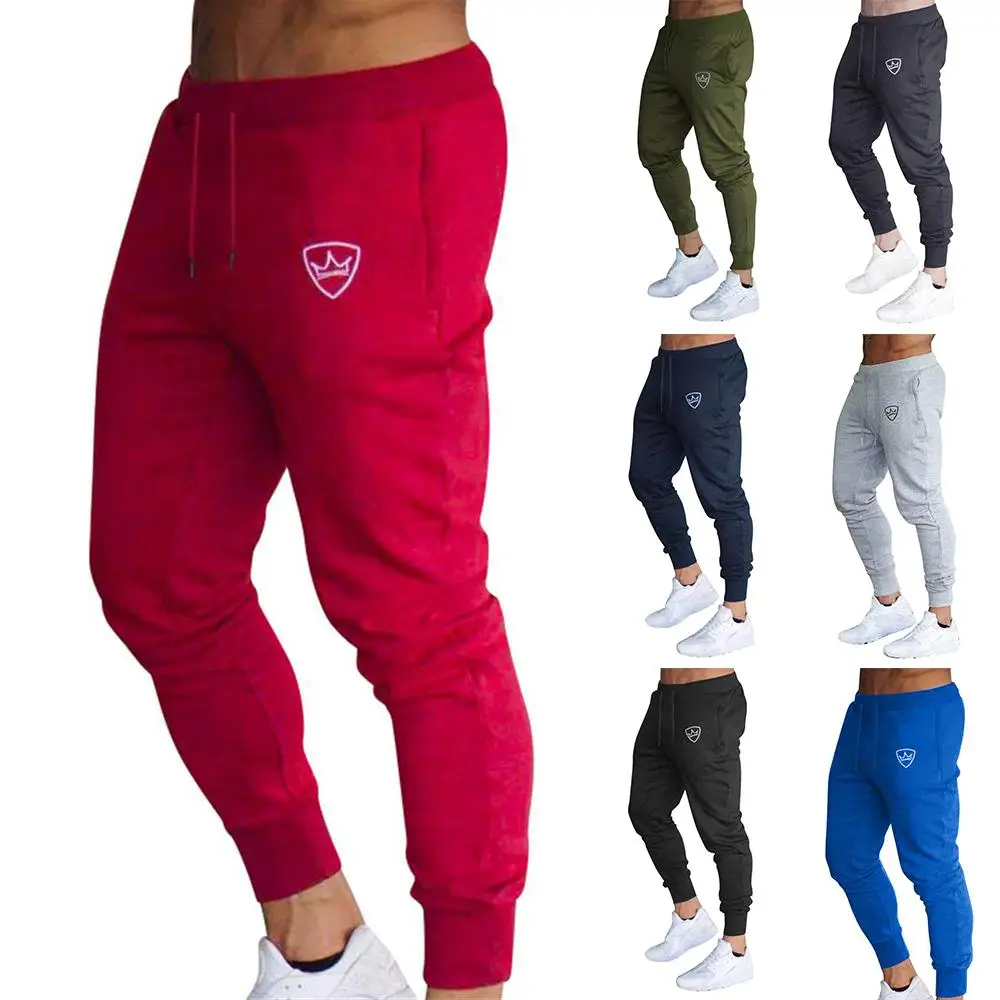 

Printed Sport Long Sweatpants Men Lace Up Bandage Waist Jogging Pants Casual Baggy Trousers