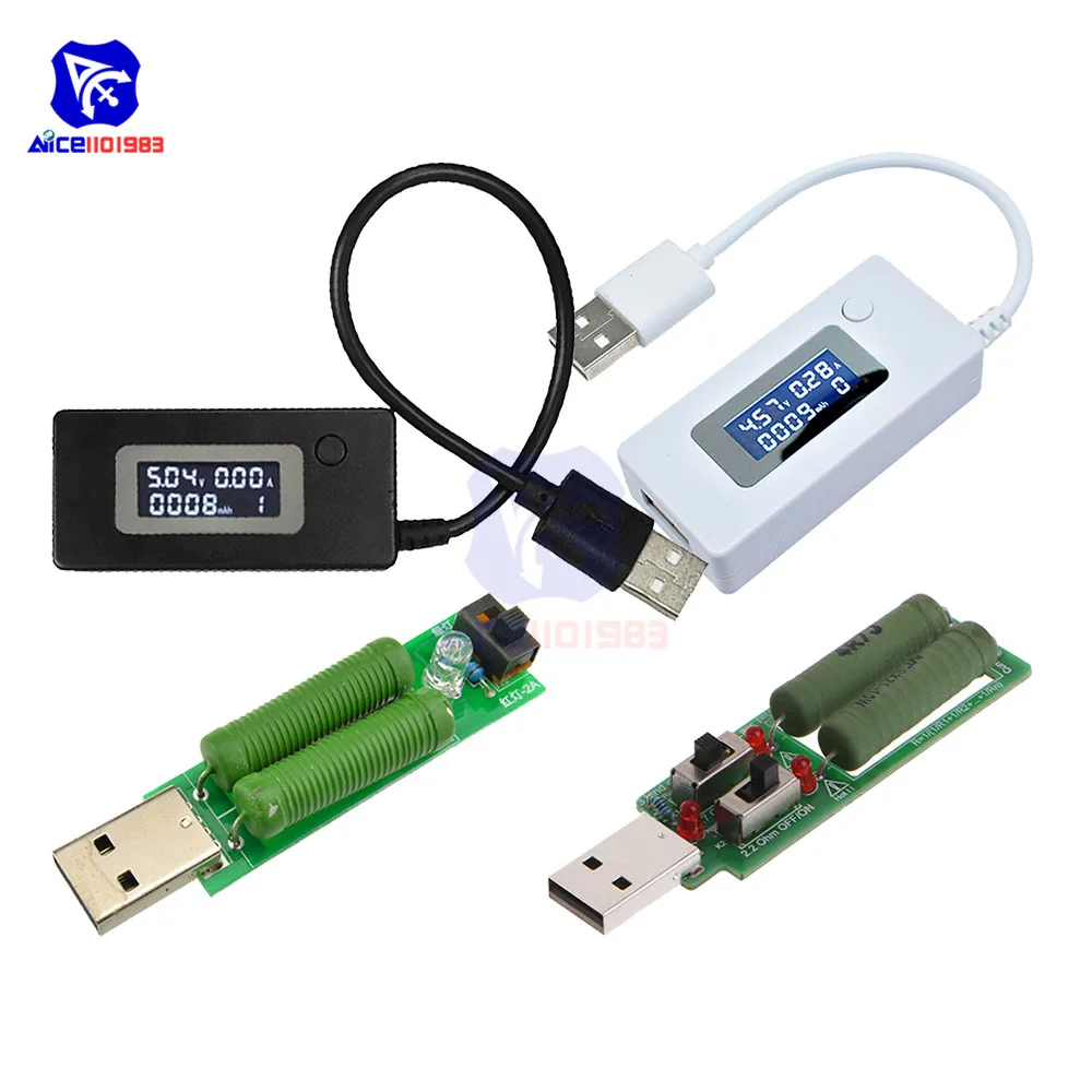 Diymore ЖК детектор USB Вольтметр Амперметр мобильное зарядное устройство тестер