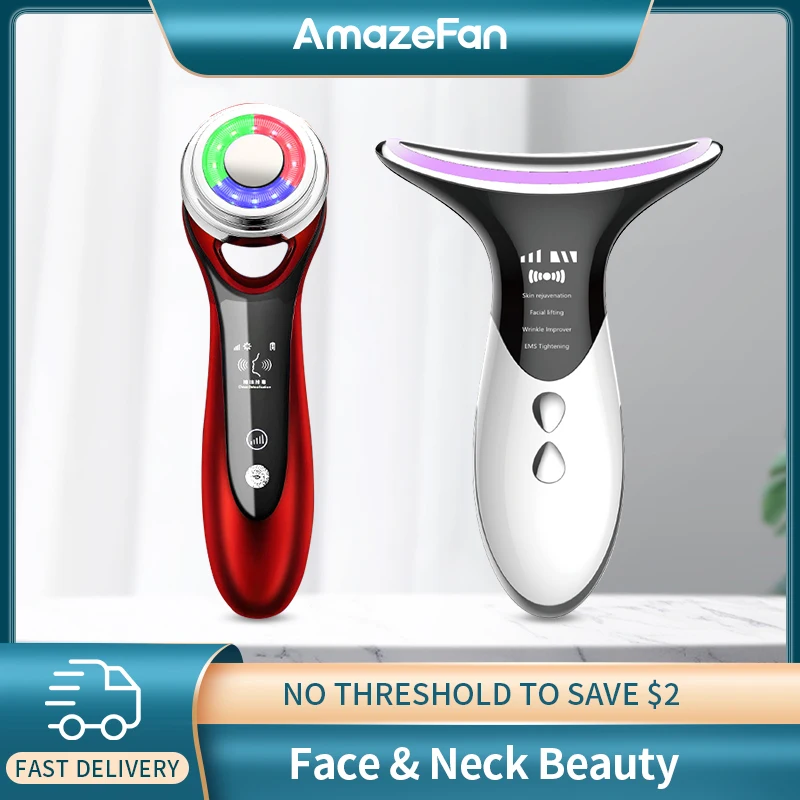AmazeFan красота для ухода за кожей 9 в 1 устройство удаления РЧ и морщин Φ подтяжка
