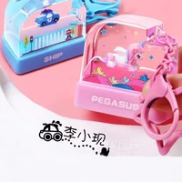 cute baby name child seal keychains student clothes chapter keyring not easy to wash stamp key chain childern gifts