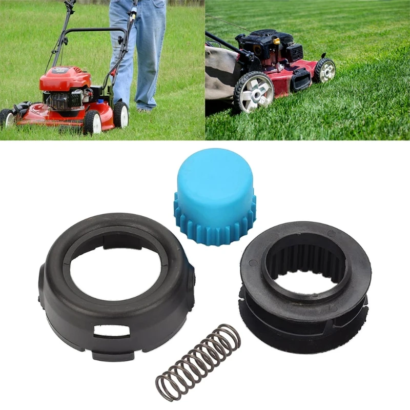 

544044402 Trimmer Head Housing + Spool + Bump Knob + Spring for T35 537186001 537185801 537185701