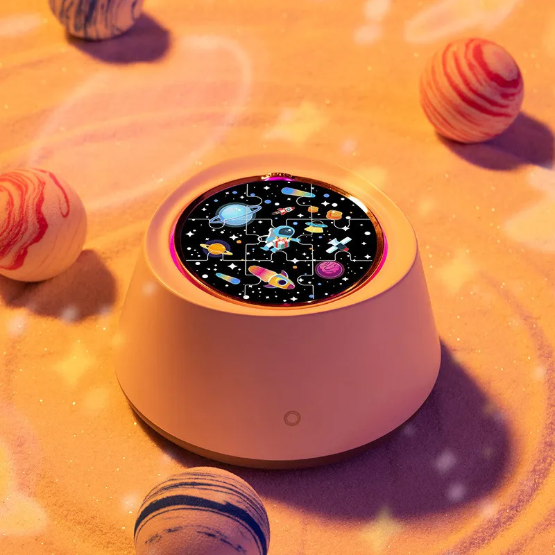 

Музыкальная проекционная лампа-пазл, красочный Романтический проектор звездного неба, Ночной светильник, Сказочная атмосфера, светильник ...