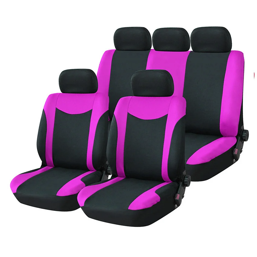 

Aimaao Breathable Car Seat Covers Set Universal Polyester Material Automotive Seat Protector Car Interior Decoration Accessories