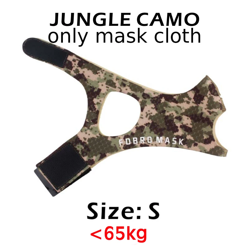 Mask Cloth JC S FDBRO, Спортивная маска, набор, стильная, черная, высокая высота, для тренировок, бега, маски для тренировок, фитнеса, тренажерного зала, велоспорта, велосипедная Спортивная маска, 2,0 - Цвет: Mask Cloth JC S