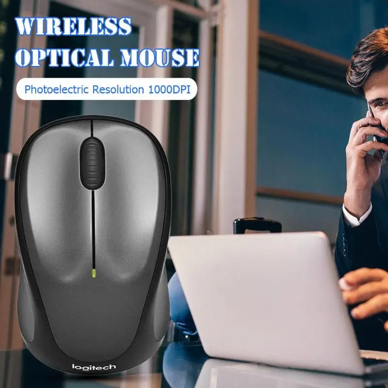 Мышь Logitech M235 Беспроводная оптическая 2 4 ГГц 1000DPI 3 кнопки|Мыши| |