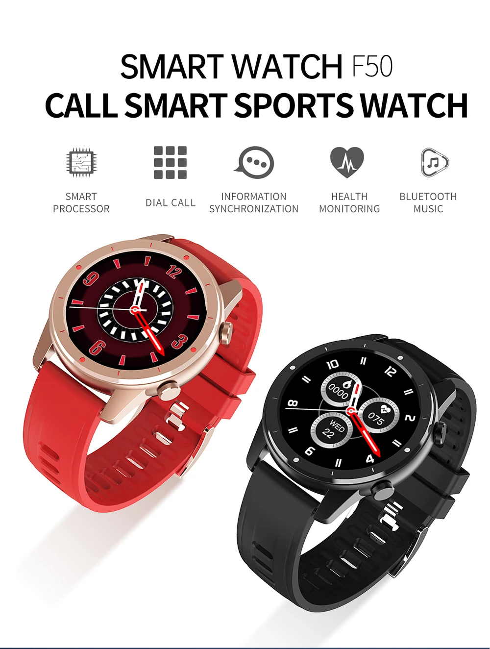 Фото Смарт-часы F50 PK DT78 F35 L11 Y20 с Bluetooth Электроника Смарт-часы F50 PK DT78 F35 L11 Y20 с Bluetooth Электроника