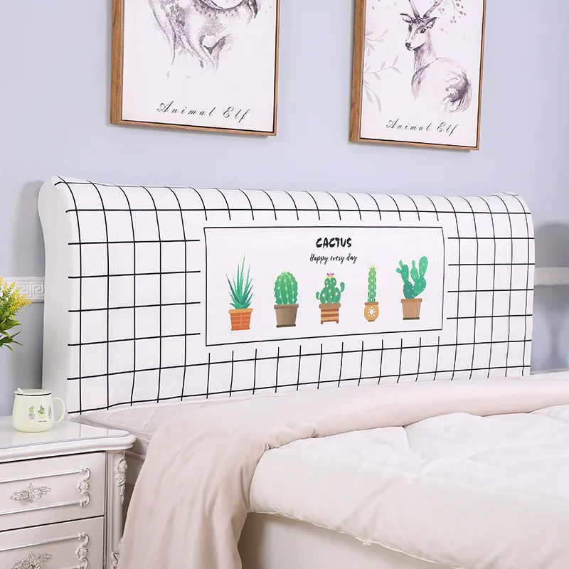 Мягкий защитный чехол для кровати в скандинавском стиле с защитой от пыли