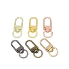 Застежка-карабин с золотым и серебряным покрытием, 10 шт.