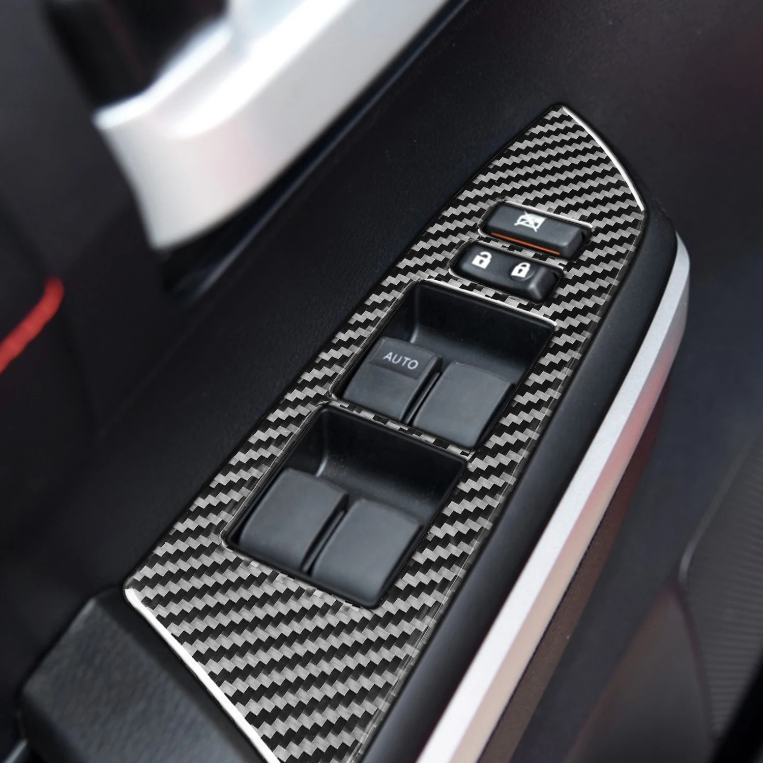 

Автомобильные товары, подходят для Toyota Tundra XK50 2014-2021, аксессуары, наклейки на дверь, подлокотник, окно, подъемник, переключатель, крышка, 4 шт., ...