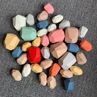 Игрушка детская Радужная, большой строительный блок для малышей, Набор цветных камней, балансирующие блоки, подарок, обучающий