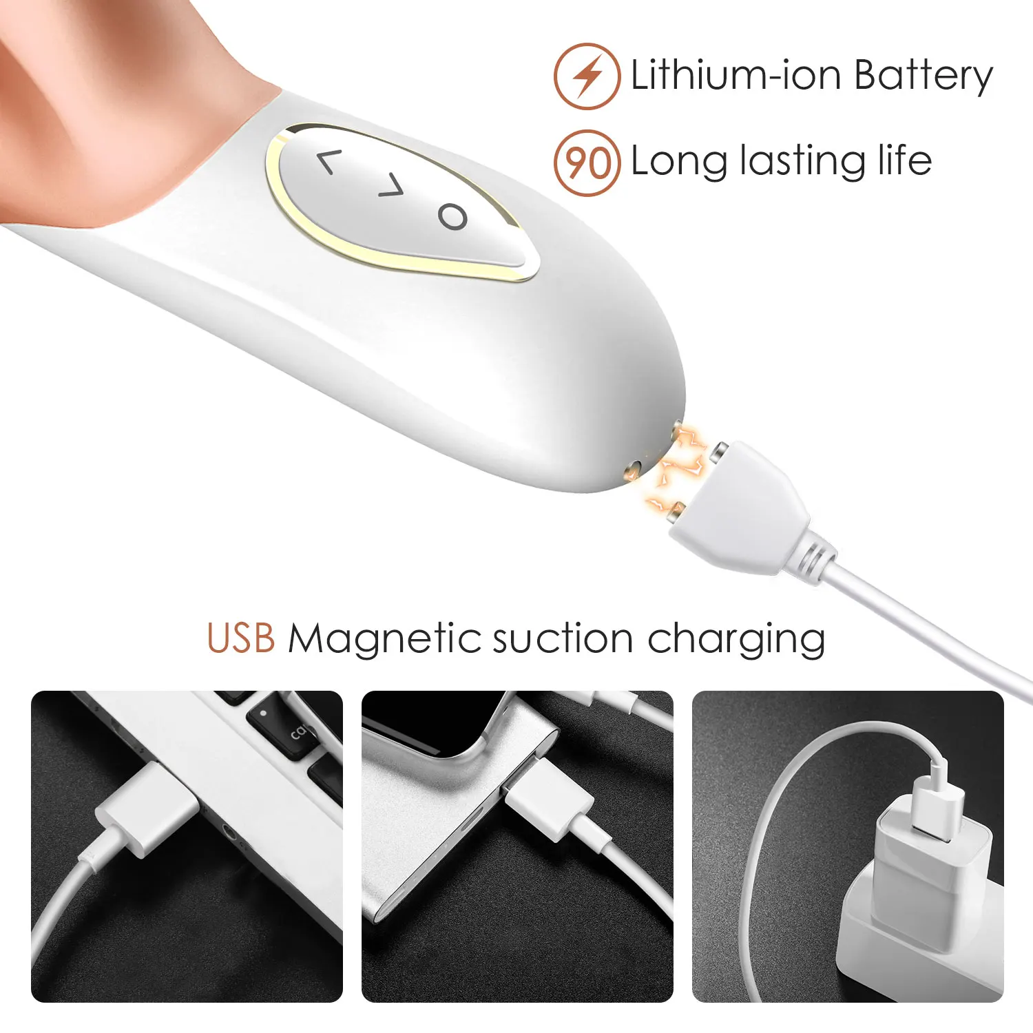 Большой фаллоимитатор Thrusting вибраторы для женщин волшебная палочка массажер