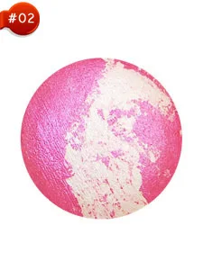 Baked Blush 02 Miss Rose минеральные 6 цветов румяна макияж Палитра для лица щек пудра Dreamlike бархат Shimmer матовая Румяна Косметика - Цвет: Baked Blush 02
