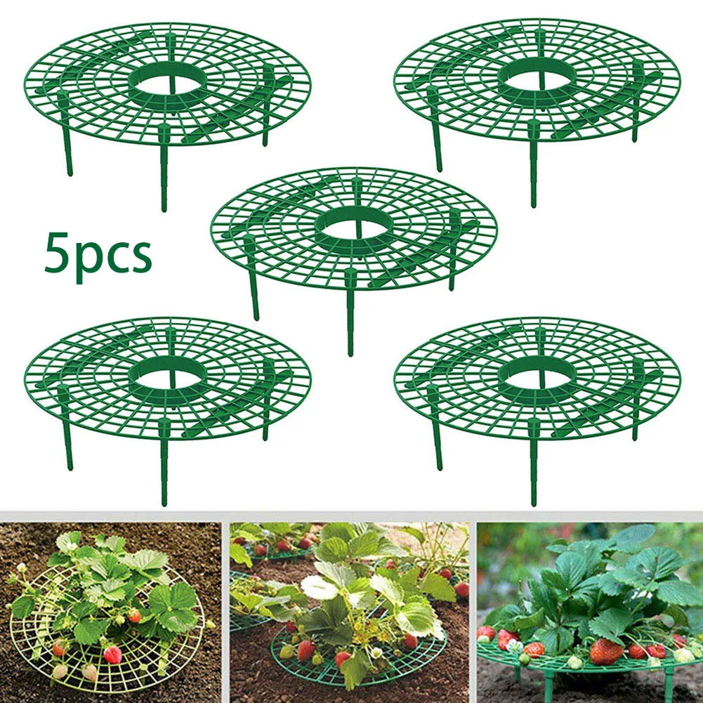

5pcs Strawberry Planting Fruit Holder Support Plant Climbing Stand for flowers Plant Flower Climbing Vine Pillar Gardening Tools