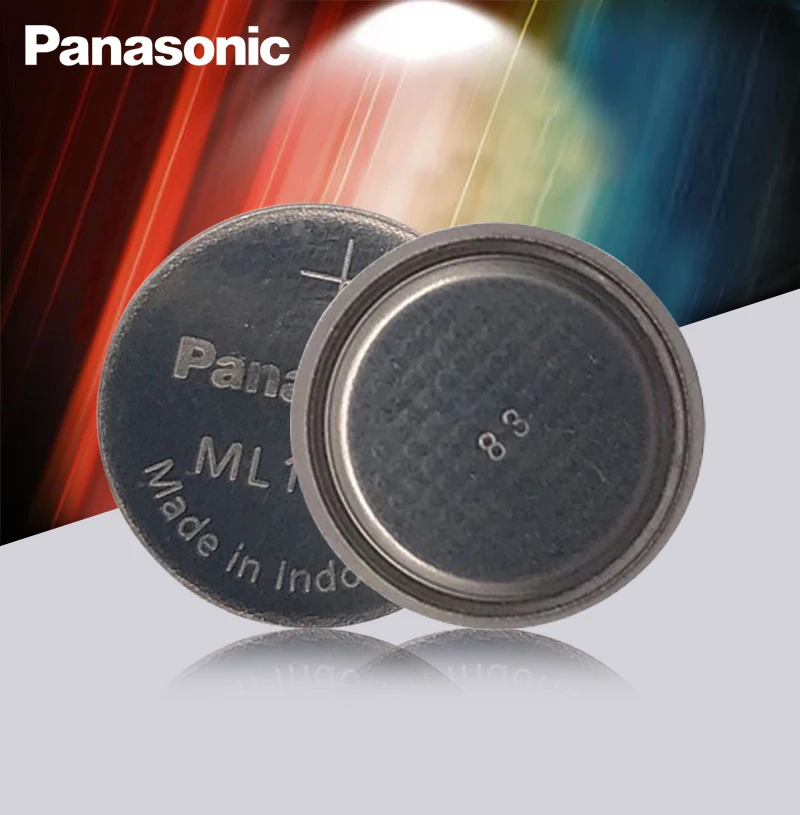 2 шт./лот оригинальный Panasonic ML1220 3V мл 1220 перезаряжаемые CMOS РТК BIOS Резервное