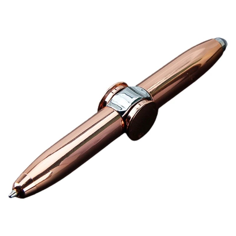 Светодиодный Вращающаяся ручка шариковая фиджет Спиннер ручной топ светильник