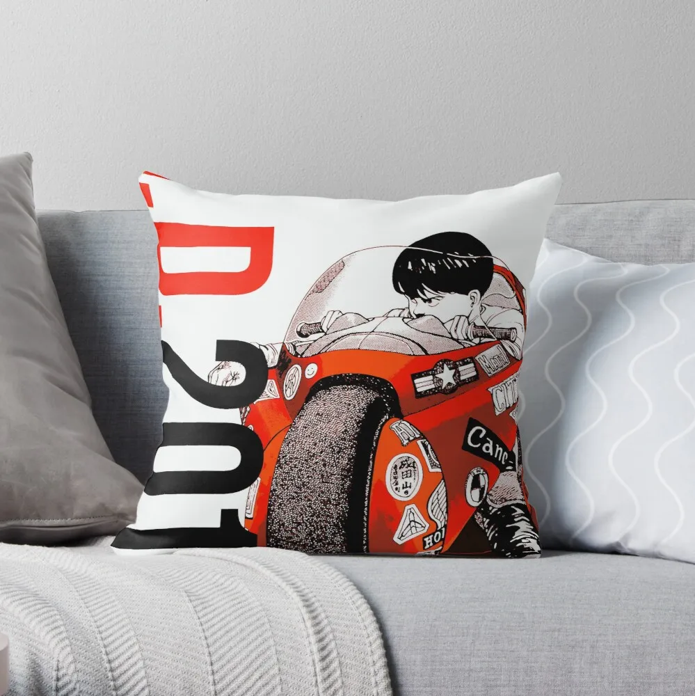 

Akira - Kaneda and the Motorcyle Throw Pillow Pillow Case Polyester Home Decora Pillowcases Throw Pillow Case