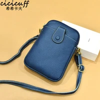 2022 crossbody shoulder bag women multifunctional vertical design phone pocket change purse leather ladies small messenger bags