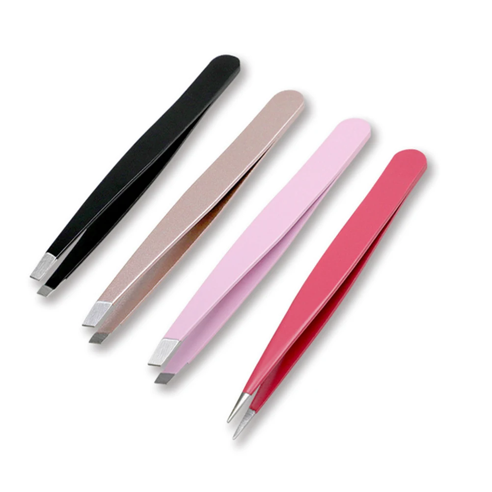 3 шт./компл. пинцет для бровей из нержавеющей стали удаления волос на лице триммер