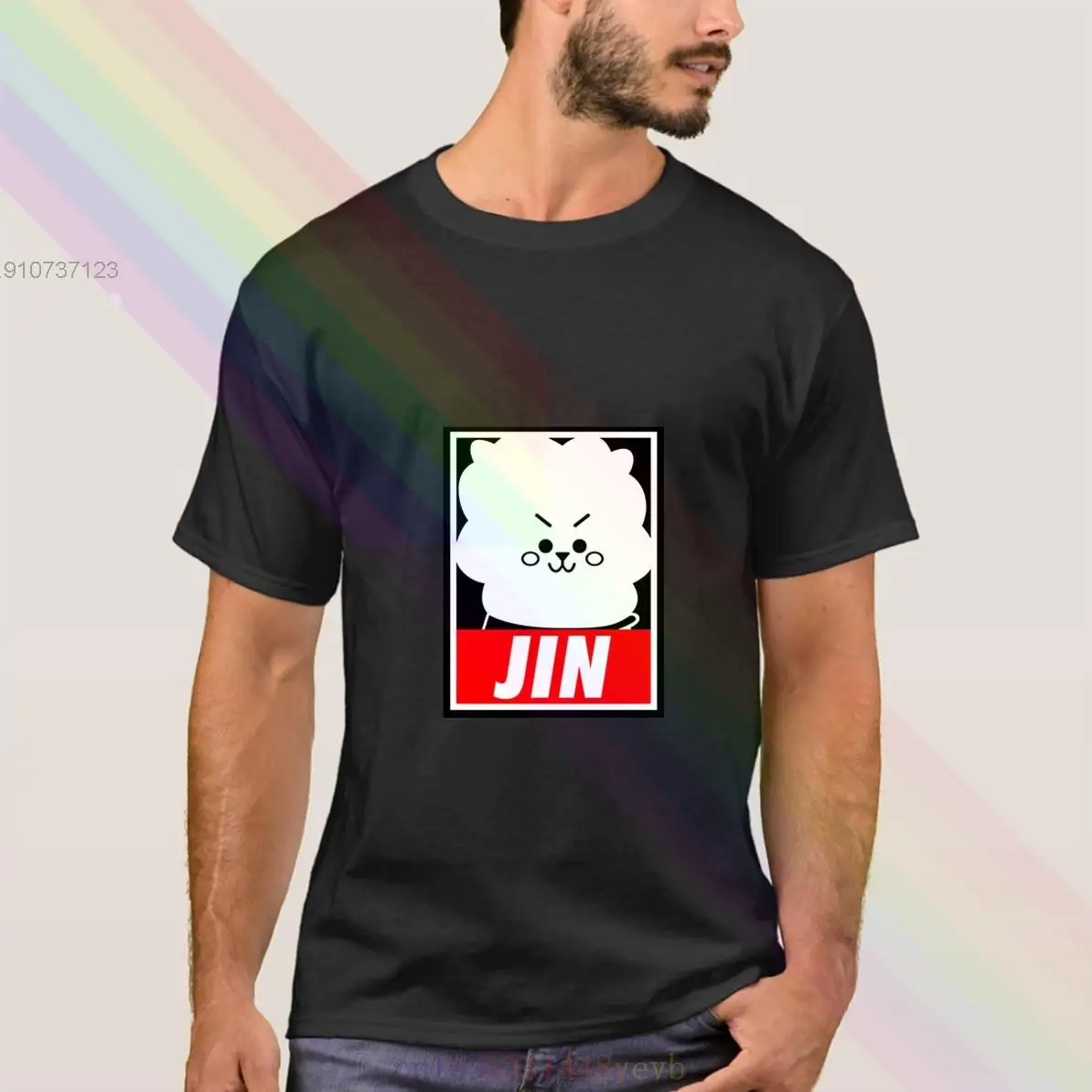 Новинка лета 2020 одежда с логотипом RJ Jin BT21 популярная футболка круглым вырезом