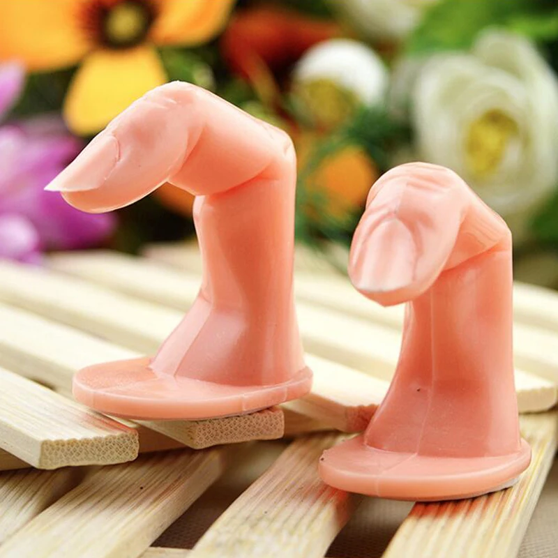 Bittb пластиковый палец Манекен Модель дизайн ногтей тренировка дисплей Ложные