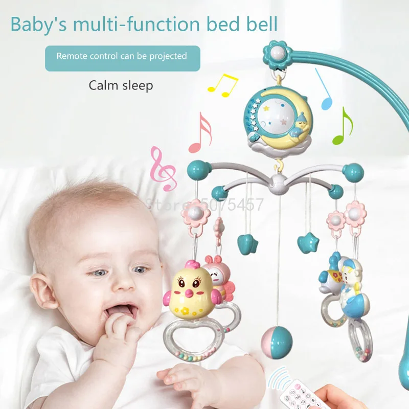 Детская Мобильная погремушка для детей 0-12 месяцев новорожденных кроватка