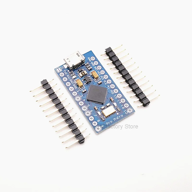 

Оригинальная Замена micro atmega32u4 pro, 5 В, 16 МГц, atmega328, Arduino Pro Mini с 2 строками