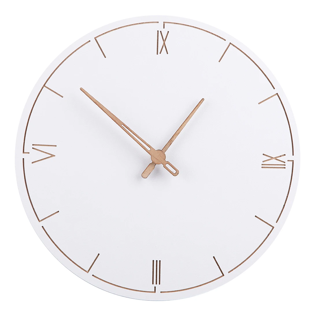 Модные Простые бесшумные настенные часы в скандинавском стиле 29 см для домашнего