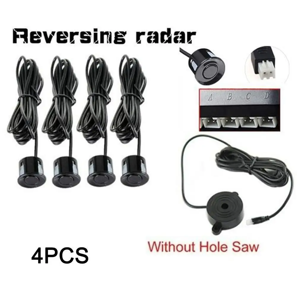

4 Pcs Sensors Parking Sensor 22mm Car Reverse Probe Assistance Reversing Radar Probe Parking Sensors For Car Van MPV SUV