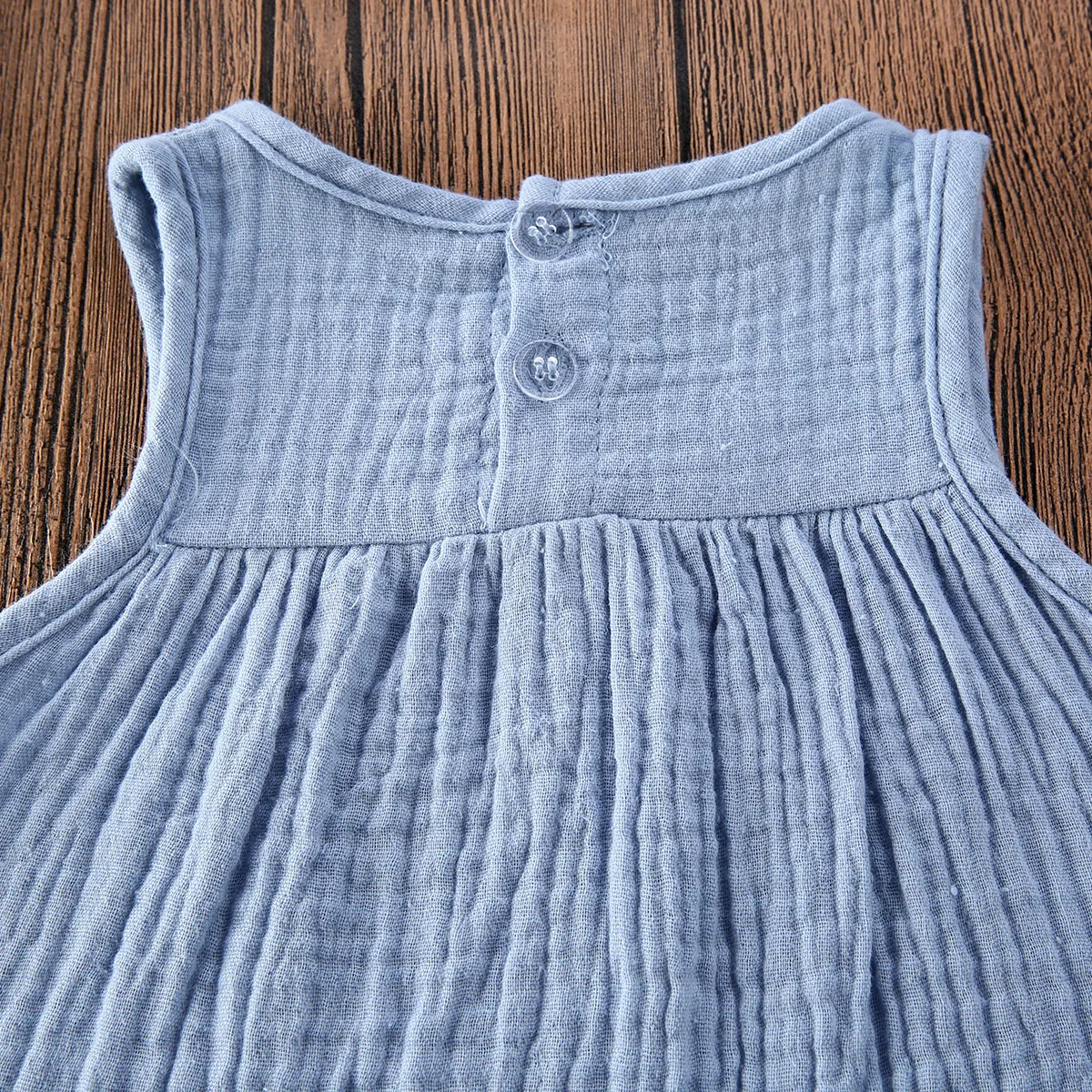 

Infant Newborn Baby Boy Girls Clothes Cotton Linen Solid Sleeveless Tshirts Shorts Outfits Summer Children Casual Clothing 0-24M