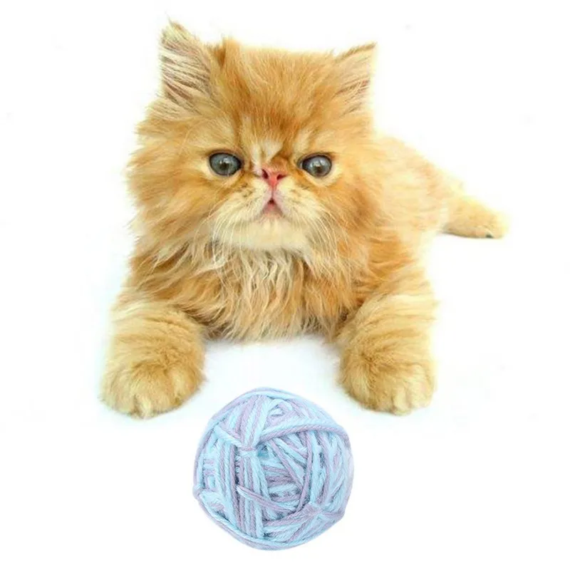 

2020 Pet Cat Toy Kitten Teaser Sisal Rope Weave Balls Play Chewing Catch Toys Funning Interactive Scratch Catching Product