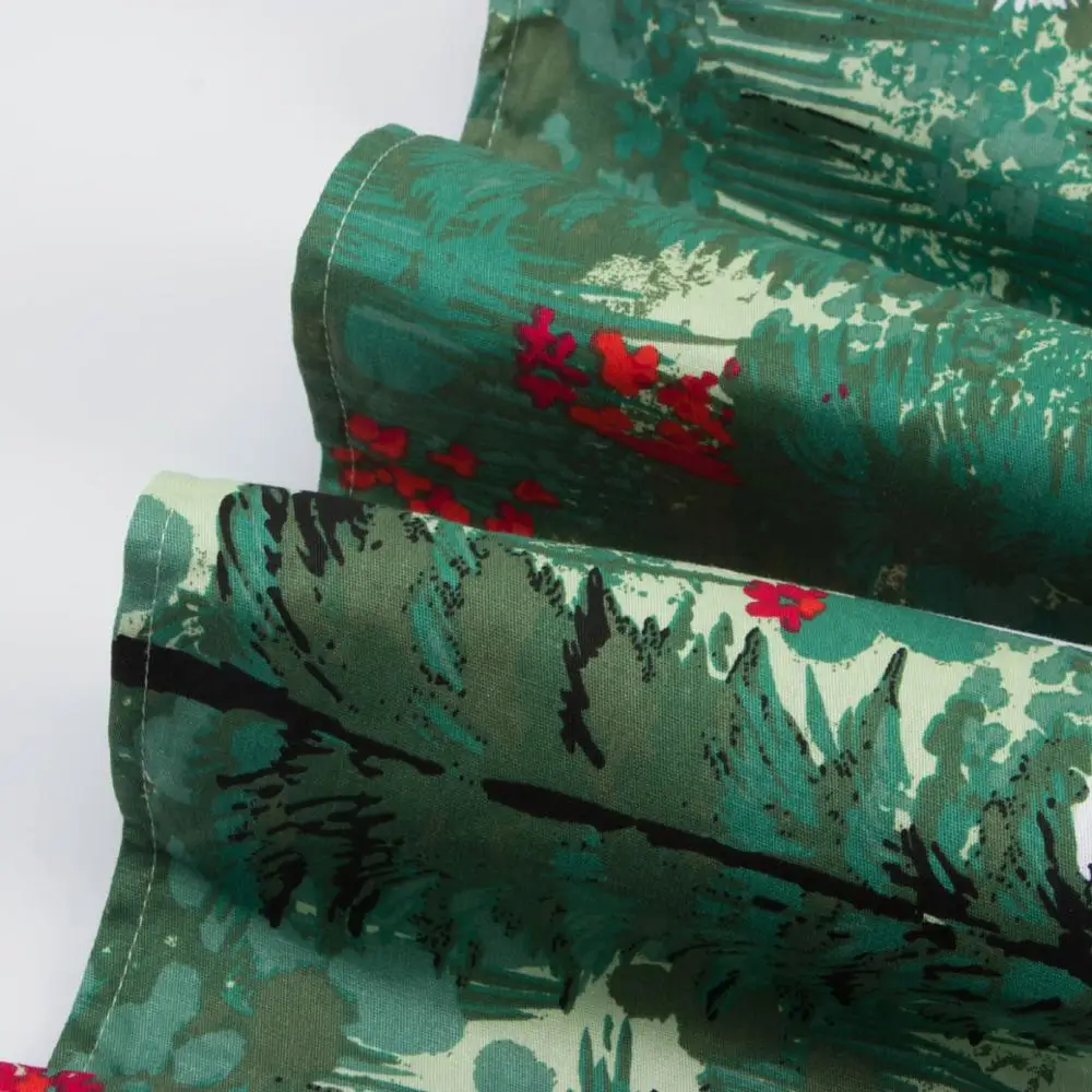 Винтажное Плиссированное зеленое платье без рукавов размера плюс с Горным