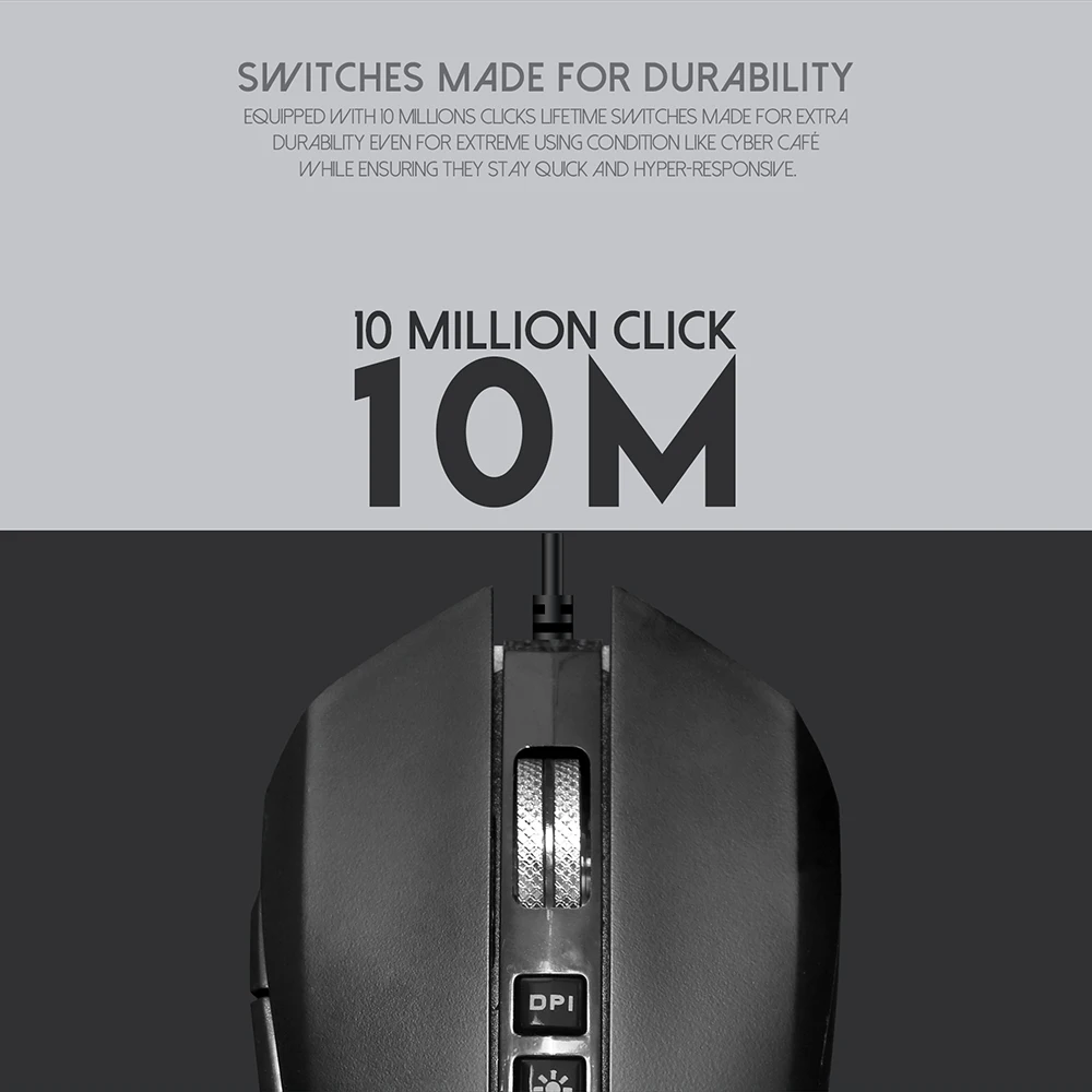 Fantech X5S игровая мышь 4800 dpi RGB Проводная usb-мышь 6 кнопок макро для PUBG CS FPS мышь геймер компьютерная мышь