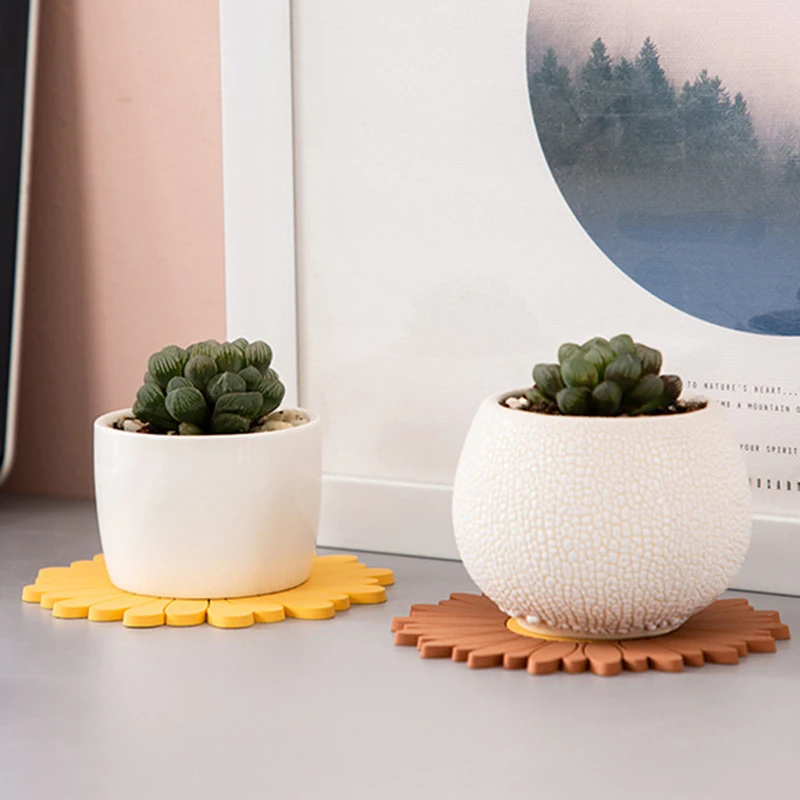 Чашка с подсолнухом держатель подставки защитой от ожогов под чашки