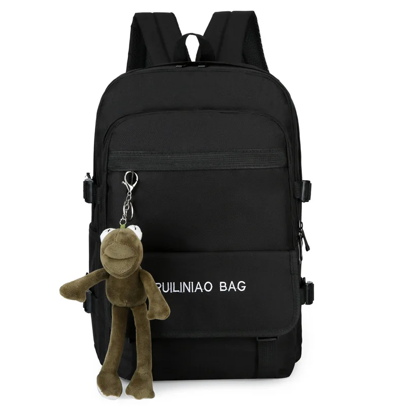 

Ladies Geometric Backpack Famous Brand Classic Black Retro School Bags for Teenagers Back Pack Usb Backpack Rucksack