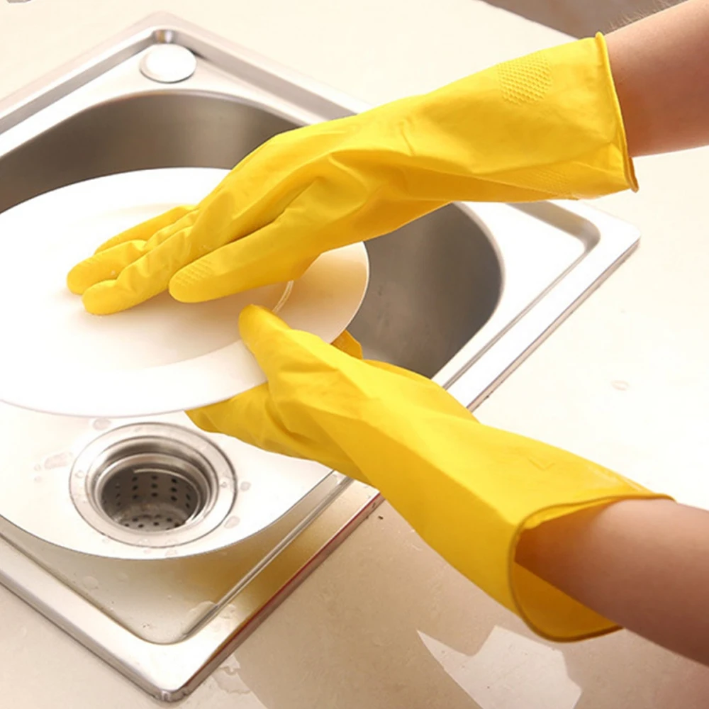 1 пара сверхмощных латексных перчаток бытовые перчатки с эффективной