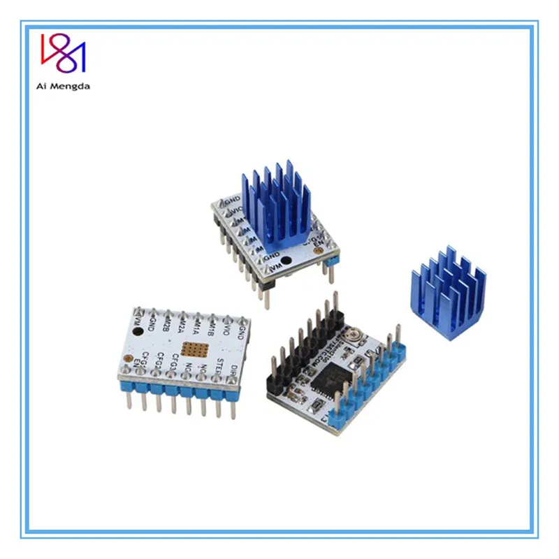 3D-принтеры Запчасти TMC2100 V1.3 Драйвер шагового двигателя Stepstick совместим с 32 бит