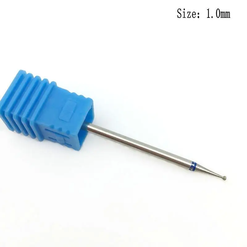 6 типов круглых алмазных сверл для ногтей вращающаяся дрель маникюра аксессуары