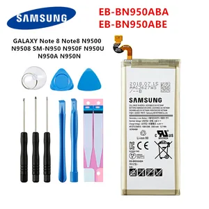 samsung orginal eb bn950aba eb bn950abe 3300mah battery for samsung galaxy note 8 n9500 n9508 sm n950 n950fu n950a n950n tools free global shipping