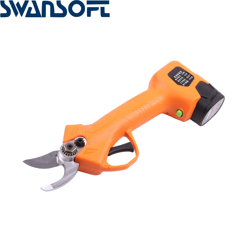 SWANSOFT gardening scissors for branches Professional Cordless Electric Pruning Shears with Rechargeable 2Ah Lithium Battery | Инструменты