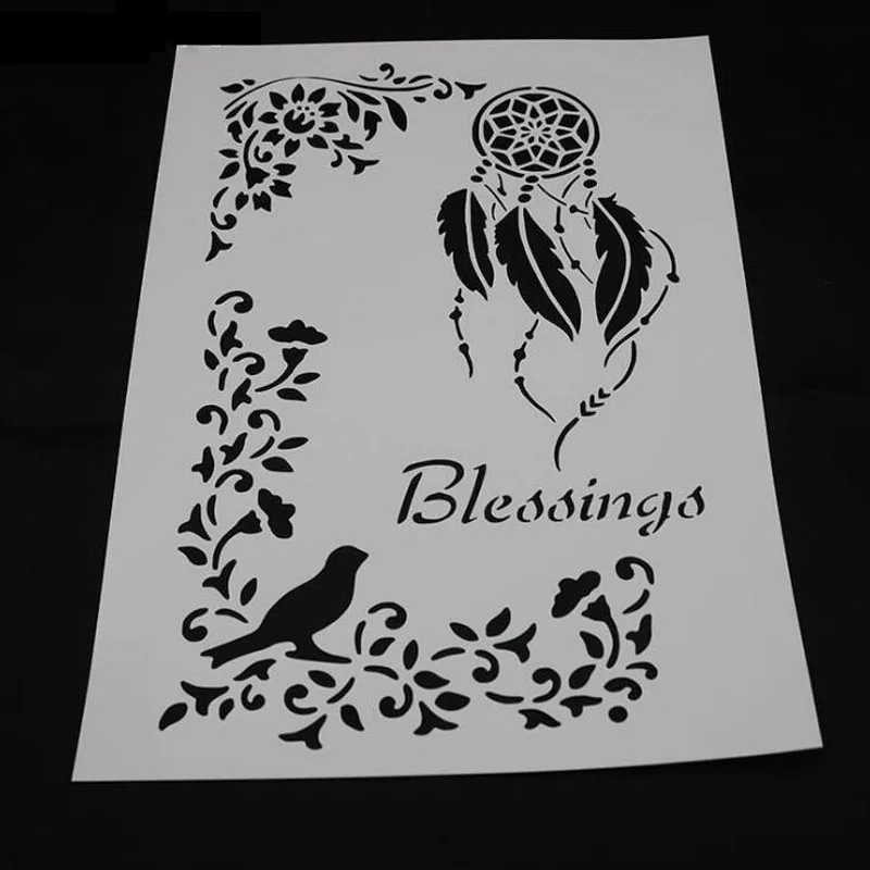 1 шт. Трафареты Ажурные картина шаблон DIY раскраска тиснение аксессуары для