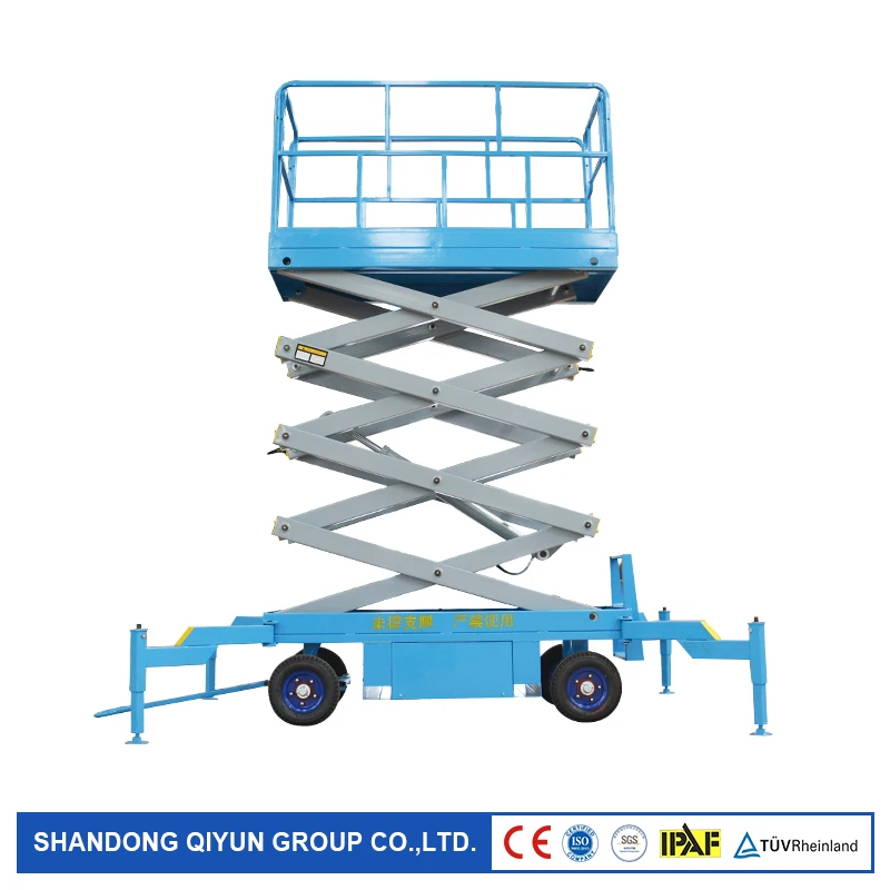 

Widely Used 6m AC&DC 220/24v F2B Hydraulic Electric Movable Scissor Lift Platform for aerial work mobile trailer mounted