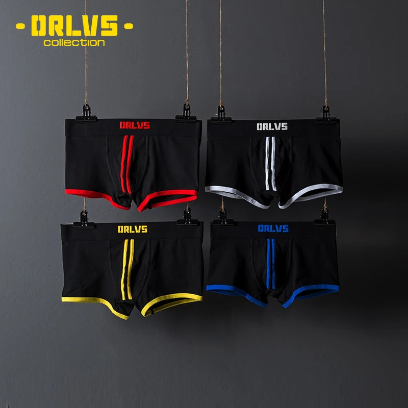 

ORLVS Brand underpants boxer male underwear men boxers shorts ropa interior hombre mesh boxers para hombre men calzoncillo
