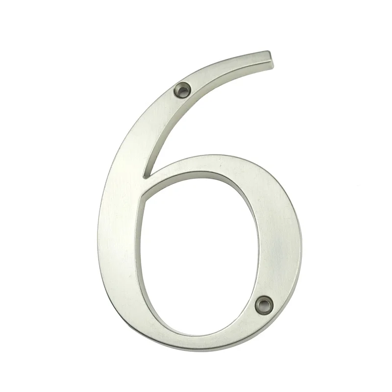 Большой современный почтовый ящик с номером дома 10 см для цифр наружный знак 4