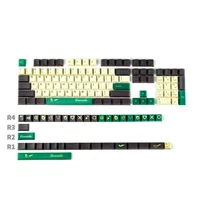 matcha 140 keys fruit style pbt keycaps dye sublimation 6 25u 7u spacebar cherry profile for mx kailh switch mechanical keyboard