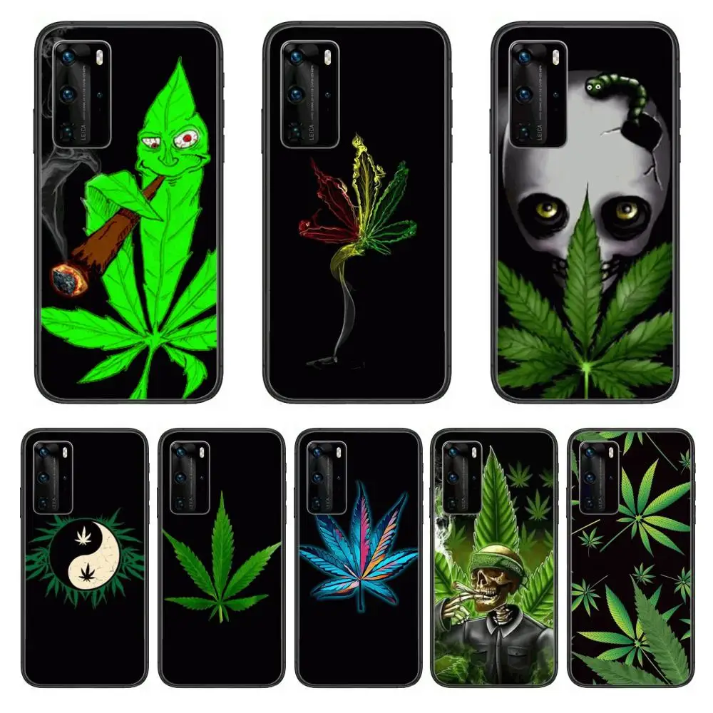 

cigarette cigar Case Phone Case For Huawei P 40 30 20 10 9 8 Lite E Pro Plus Black Etui Coque Painting Hoesjes comic fashion