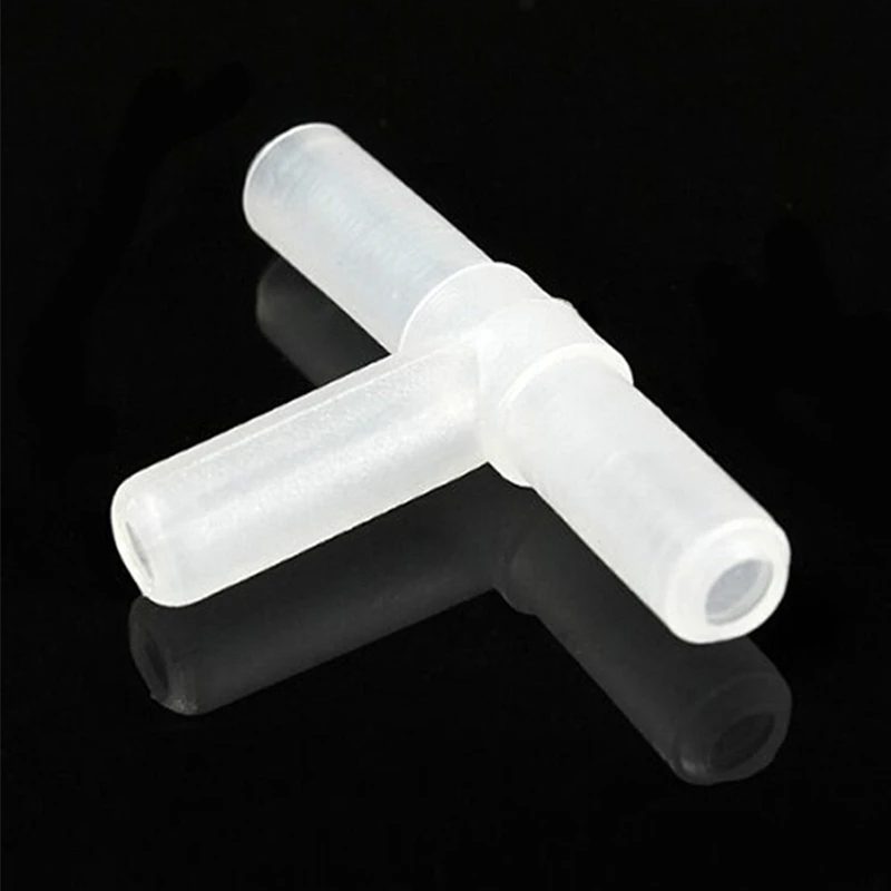

10pcs/lot Fish Tank Plastic 3-Way T shape Connectors For Aquarium Air Pump Line Tubing Joints Air Pump Accessories